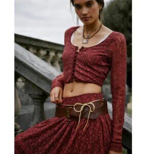 NEW  FREE PEOPLE Arcana Set / Marsala Combo 1225